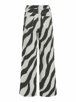 Vila printed wide leg jeans vifreya birch-black