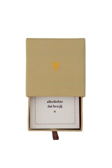 Zusss ketting in schuifdoosje - de allerliefste