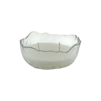 Kaars in glas Polar wit - S