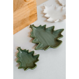 Schaal kerstboom set/2 groen