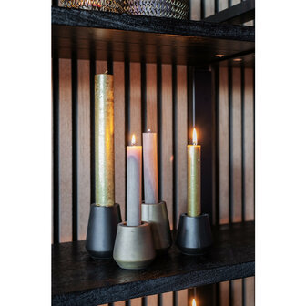 Kandelaar Kumo zwart voor XL kaarsen
