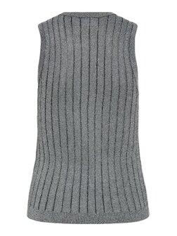 Vila glitter top black