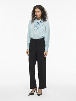 Vila satijnen blouse Vilucha sky blue