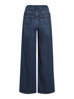 Vila wide leg jeans vifreya dark blue  