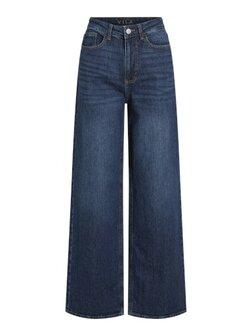 Vila wide leg jeans vifreya dark blue  