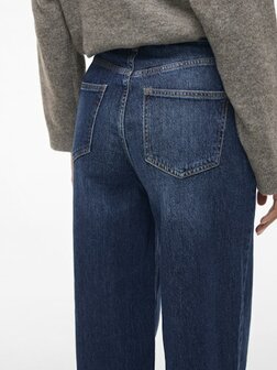 Vila wide leg jeans vifreya dark blue  