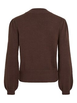 Vila trui Viril turtle neck coffee brown