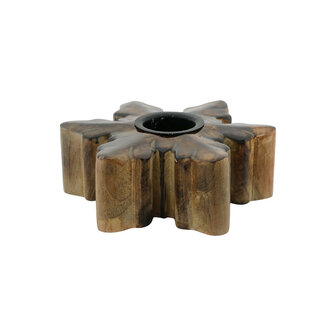 Kandelaar Snowflake L voor XL kaarsen