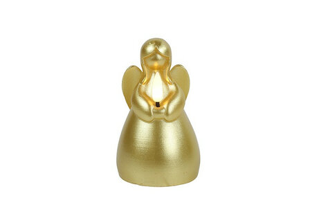 Engel kaars LED goud