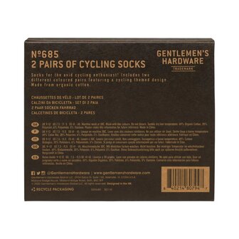 Gentlemen's Hardware - set van 2 paar fietssokken
