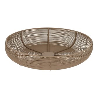 Mand Pim draadstaal taupe