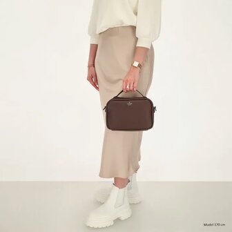 Charm London schoudertas Mulberry street - brown