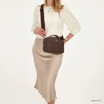 Charm London schoudertas Mulberry street - brown