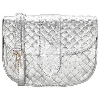 Charm London schoudertas Anna silver