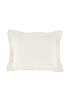 Zusss kussen hartje rand gestikt 35x25 cm