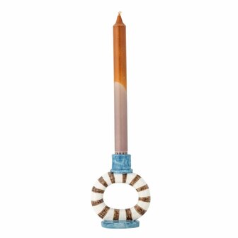 Bloomingville kandelaar Tacana multi blauw