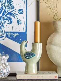 Bloomingville kandelaar Trudy blauw