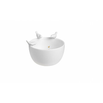 R&auml;der porseleinen kom vogels