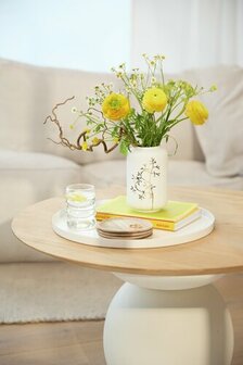 R&auml;der - porseleinen vaas - golden branch