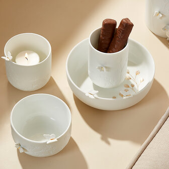 R&auml;der porseleinen schaal butterfly