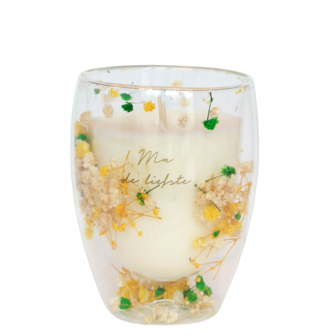 My Flame soja geurkaars in theeglas - ma de liefste