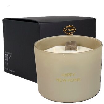 My Flame soja geurkaars - happy new home