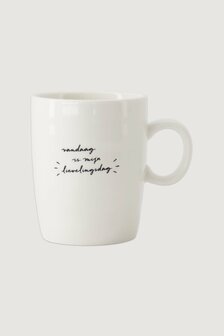 Zusss Theemok wit, zwart lievelingsdag