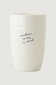 Zusss mok L wit, zwart sunshine