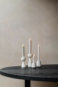 Kandelaar Sam L offwhite voor XL kaars