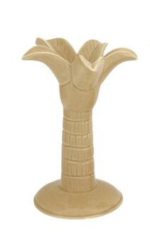 Kandelaar Palmboom beige S