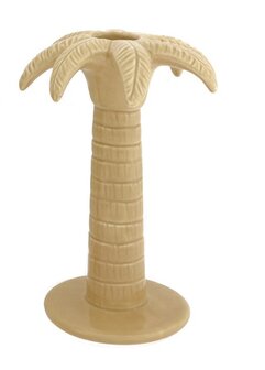 Kandelaar Palmboom beige L