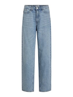 Vila straight jeans vikelly light blue