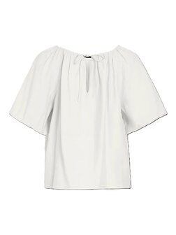 Vila boatneck top Vihelka snow white