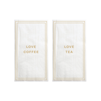 Zusss servetten love coffee-tea