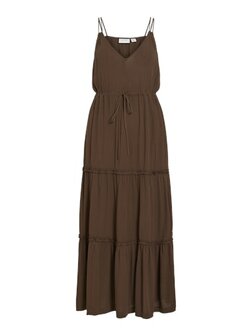 Vila jurk vilomanja bruin, slate black
