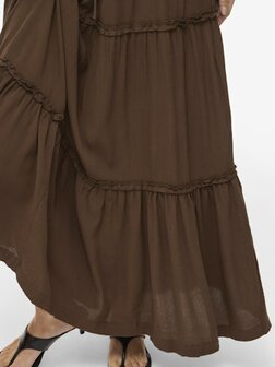 Vila jurk vilomanja bruin, slate black