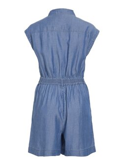 Vila jumpsuit kort vitevira medium blue denim