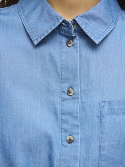 Vila jurk vinori medium blue denim
