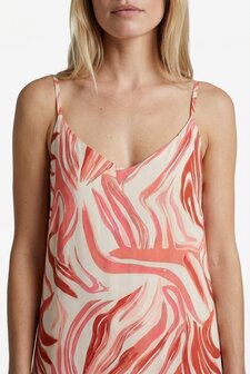 G-maxx jurk Thyra sand/cranberry