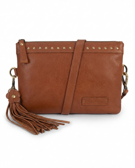 Bag2Bag leren cross body bag Yale cognac