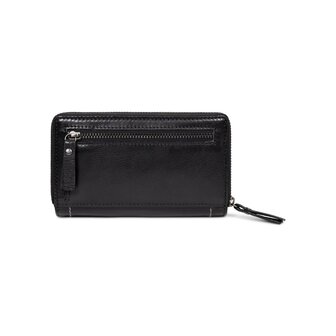 Bag2bag leren portemonnee Moss black