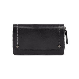 Bag2bag leren portemonnee Moss black