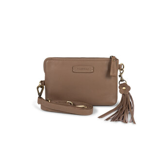 Bag2Bag leren cross body bag Perugia dark stone
