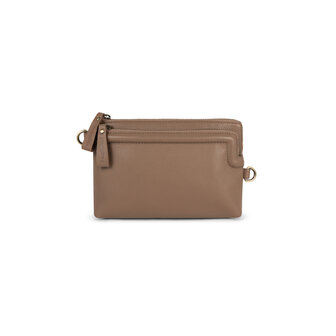 Bag2Bag leren cross body bag Perugia dark stone