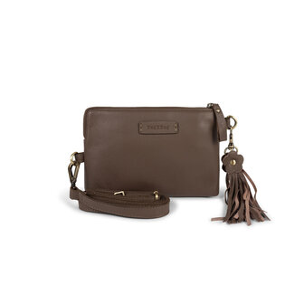 Bag2Bag leren cross body bag Perugia fudge