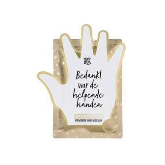 100% Leuk handmasker - helpende handjes