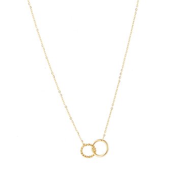 Day &amp; Eve ketting double hoop N2742-2