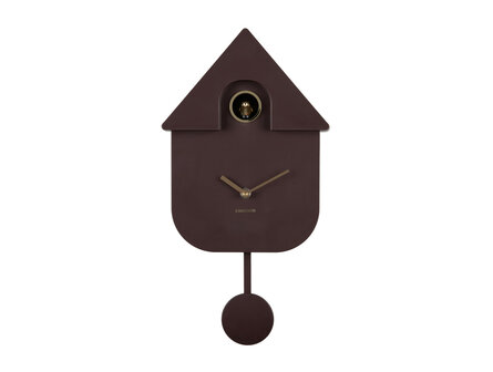 Wandklok Cuckoo earth brown