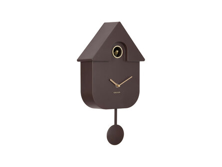 Wandklok Cuckoo earth brown