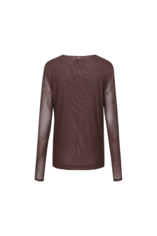 CS The Label Tanea top mocha brown